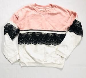 JESSICA SIMPSON GIRLS TOP SWEATER SIZE 5/6